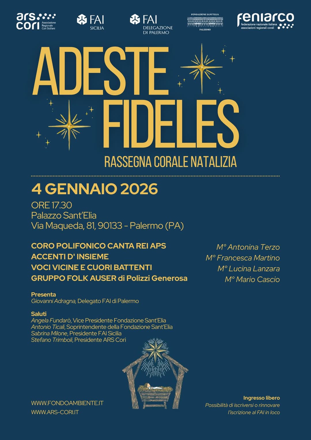 Locandina Adeste Fideles